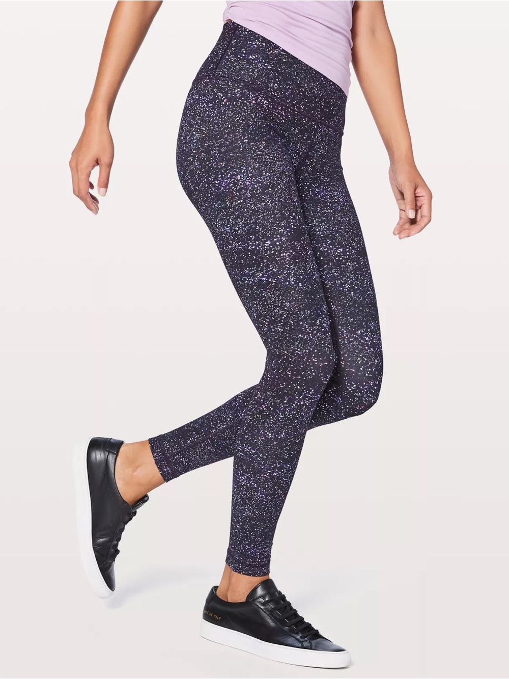 Lululemon Wunder Under HR leggings in Crystalline Multi speckled galaxy 6 - Picture 2 of 7